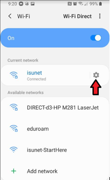 Network Settings for ISUNet